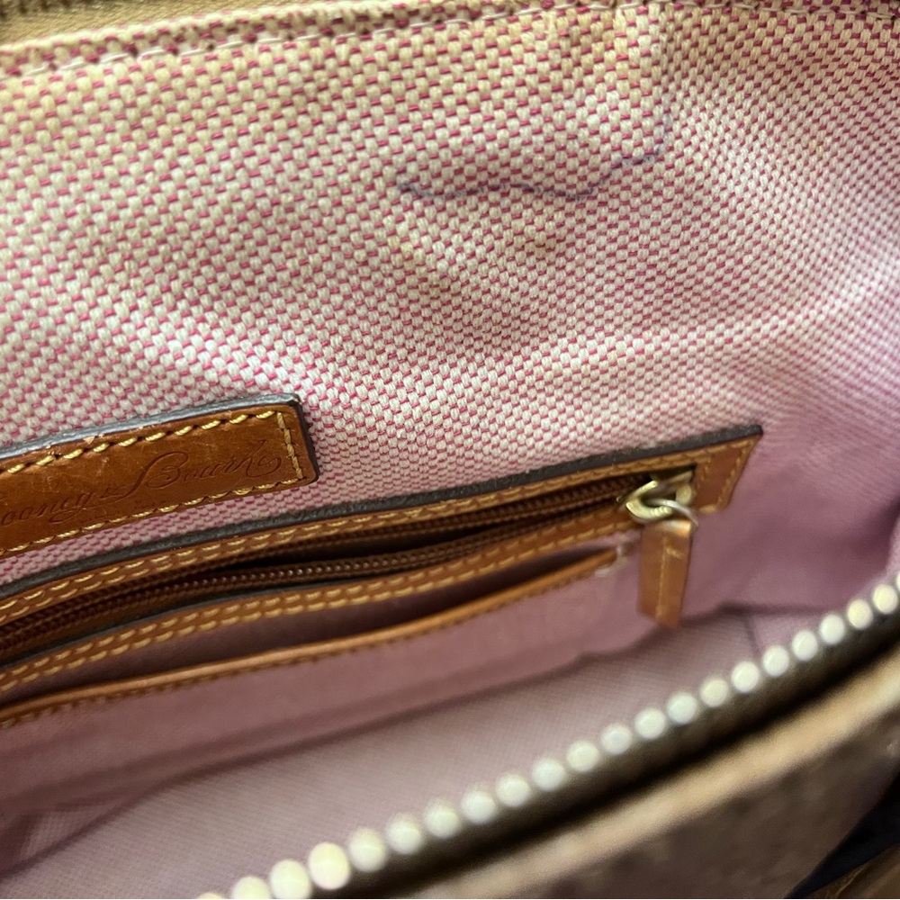 Dooney & Bourke Dillen 2 Pocket Leather Satchel - Picture 13 of 16